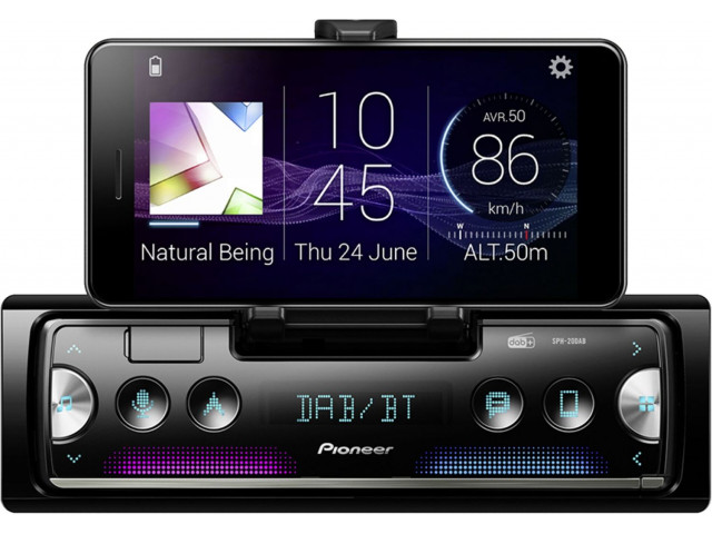 Pioneer SPH-20DAB 1 DIN radio met DAB+, Bluetooth, USB en Spotify