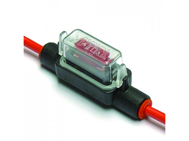 zekeringhouder Lp 2,5 mm rode kabel 135 mm in blister