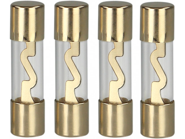 AGU zekering 30 Ampere (goud) 4 stuks in blister