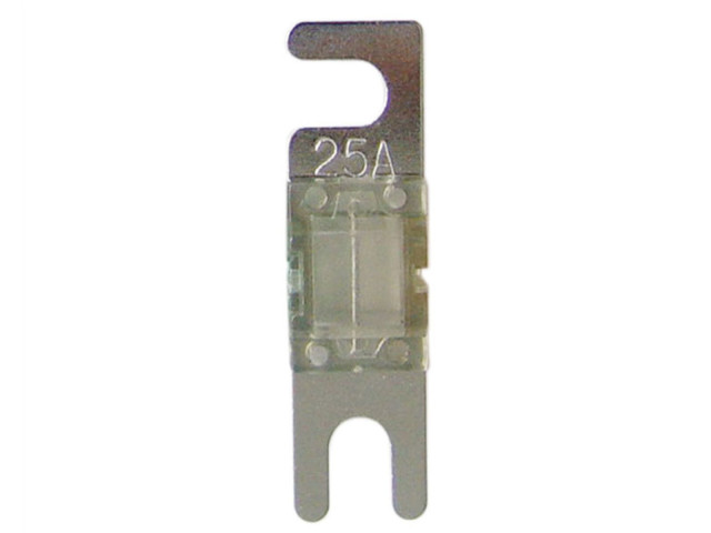 Mini ANL zekering 25 Ampere 4 stuks Zilver 