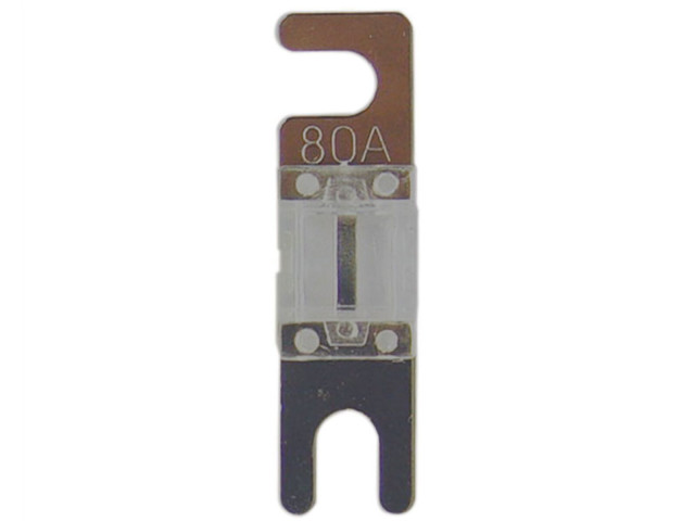 Mini ANL zekering 80 Ampere zilver 4 stuks