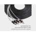 Recoil Premium OFC RCA Cinch Cable 4 Channel 510cm