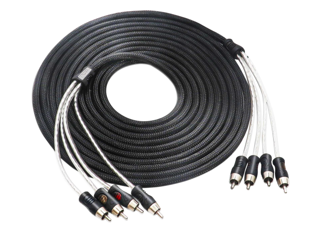 Recoil Premium OFC RCA Cinch Cable 4 Channel 510cm