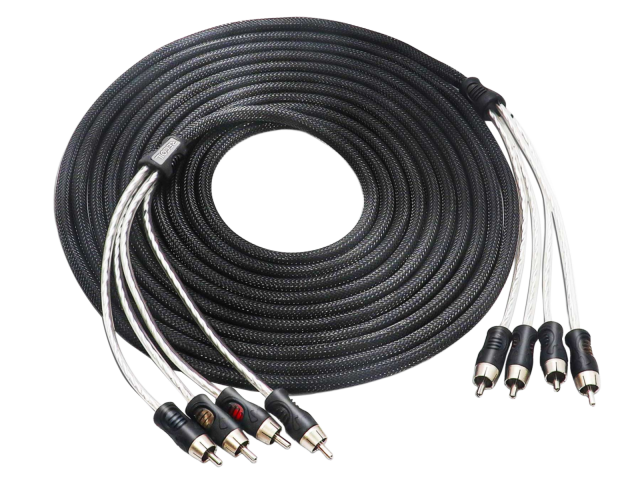 Recoil Premium OFC RCA Cinch Cable 4 Channel 600cm