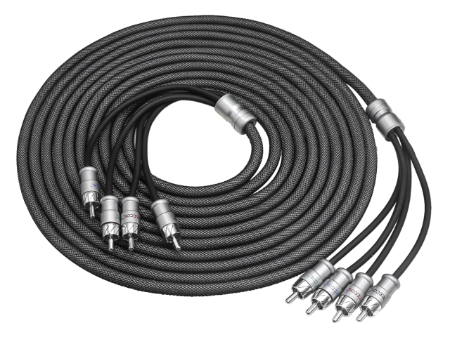 Recoil Echo Max Premium OFC RCA Cinch Cable 4 Channel 510cm