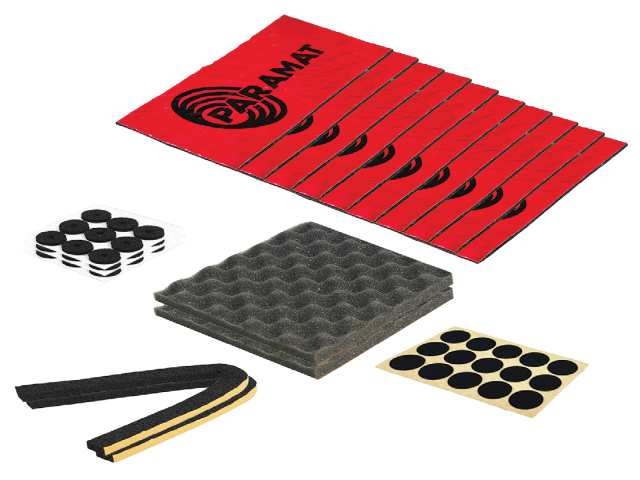 Paramat-set voor geluidsisolatie van luidsprekers – complete set