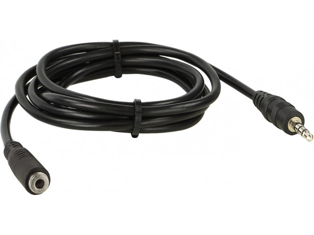 Stereo jack 3,5mm Stereo naar stereo 3.50mm 100cm (4-polig)