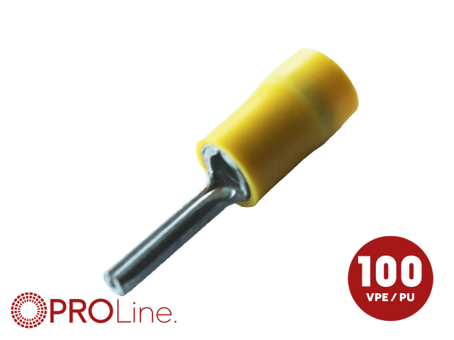 Kabelschoen 4.0x6.0 geel (100stuks) ACV PROLine