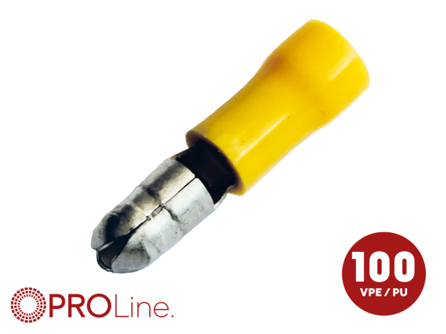 Kabelschoen 4.0x6.0 geel (100stuks) ACV PROLine