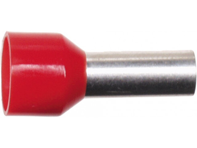 Adereindhuls rood 10.0 mm² (100 stuks)
