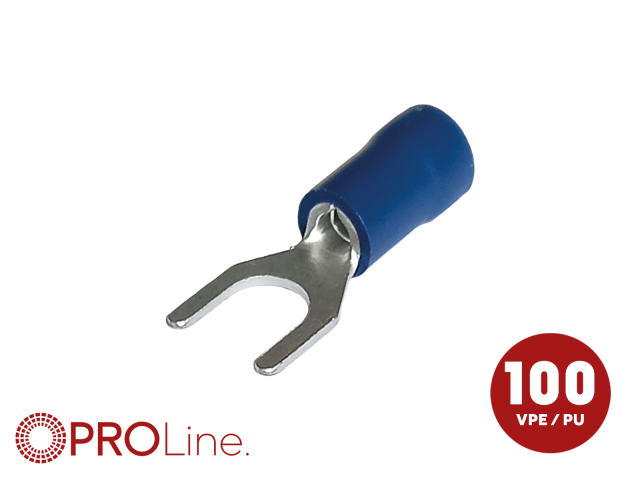 Kabelvork 1.5x2.5 blauw M5 (100stuks) ACV PROLine