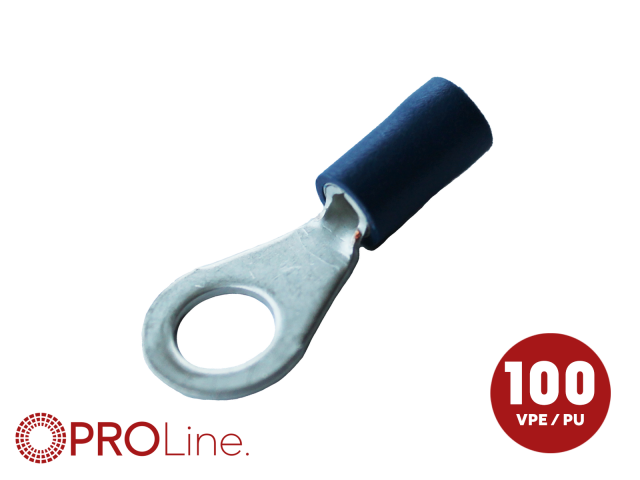 Kabeloog 1.5x2.5 blauw M5 (100stuks) ACV PROLine