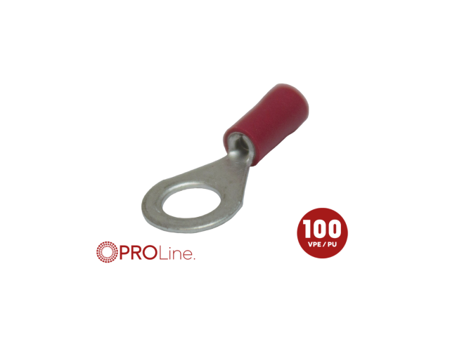 kabeloog 0.5x1.5 rood M6 (100stuks) ACV PROLine