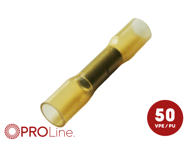 Waterdichte (door verwarming) kabeldoorverbinder HSC geel 4.0-6.0mm2 (50stuks) ACV PROLine