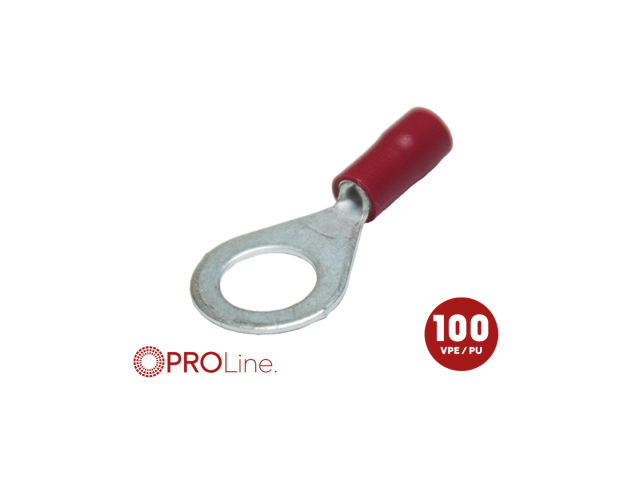 Kabeloog 0,5x1,5 rood M8 (100stuks) ACV PROLine