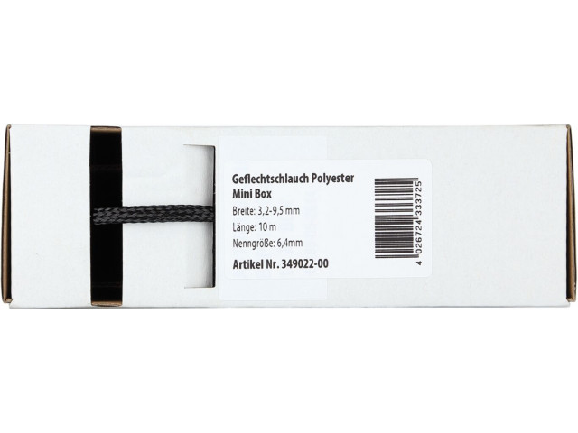 Gevlochten Kabelbescherming Mini Box 3.2 - 9.5 mm / Lengte 10 meter