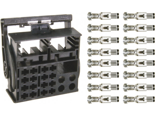 Montage set Quadlock plug Behuizing  20 stuks
