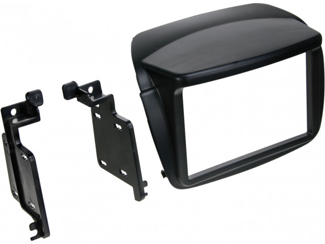 2-DIN Paneel Fiat Doblò (ZAF263)  Opel Combo D (Combo D)  Kleur: Zwart 