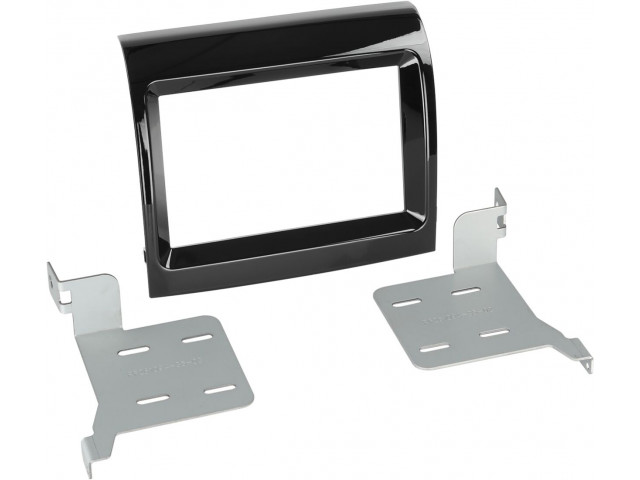 2-DIN Paneel Fiat Ducato - Citroën Jumper - Peugeot Boxer 2014-2022 Facelift Kleur : Piano Zwart