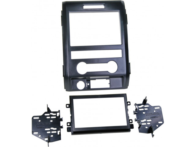 2-DIN Paneel Ford F-150 2009-2014 Kleur: Zwart (METRA)