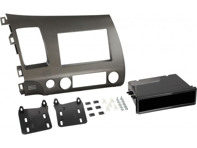 2-DIN Paneel Honda Civic 2006-2010 Kleur: Antracite (METRA) 