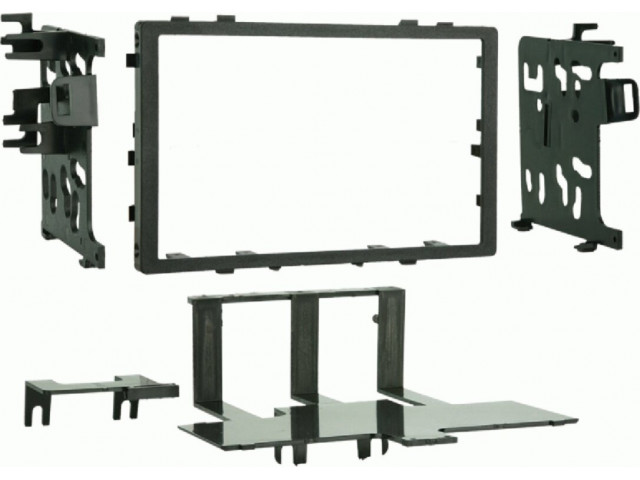 2-DIN Paneel Honda/ Acura/ Isuzu -> Kleur: Zwart (METRA)