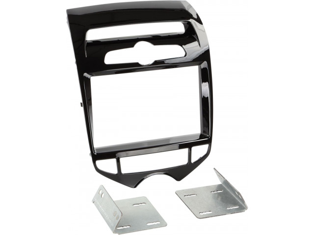 2-DIN Paneel Hyundai ix20 (JC)  2010-2019 Kleur: Piano Zwart 