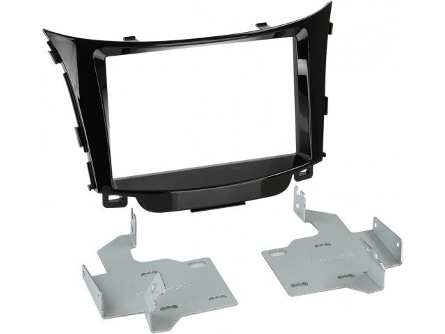 2-DIN Paneel Hyundai I30 2012-2016 Kleur: Piano Zwart 