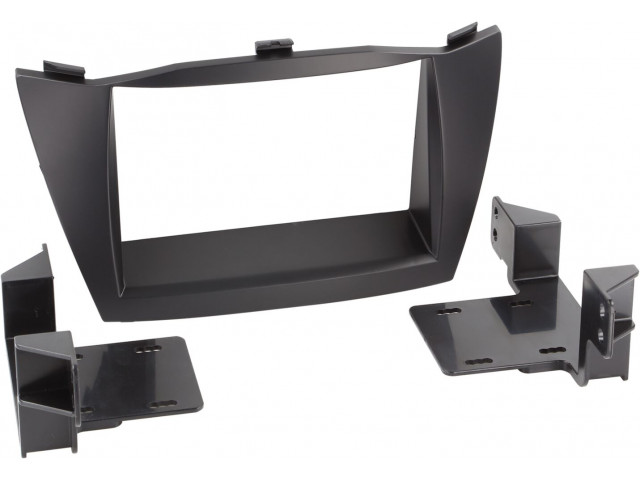 2-DIN Paneel Hyundai IX 35 2010-2013 - Kleur: Zwart