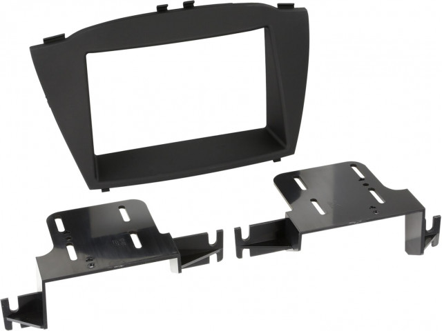 2-DIN Paneel Hyundai ix35 2013-2015 Kleur: Zwart (METRA)