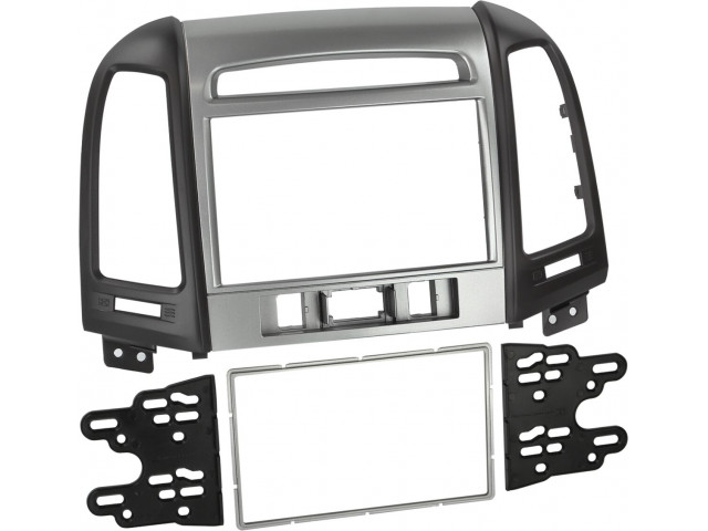 2-DIN Paneel Hyundai Santa Fé 2006-2012 Kleur: Zwart