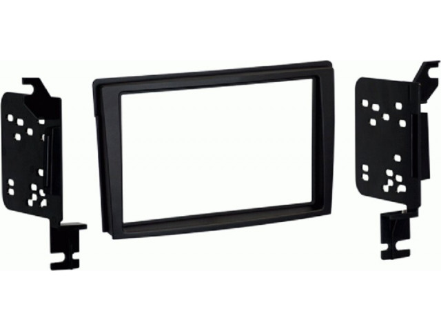 2-DIN radiopaneel Mazda MPV(LW) 12/2000-11/2005 matzwart (METRA)