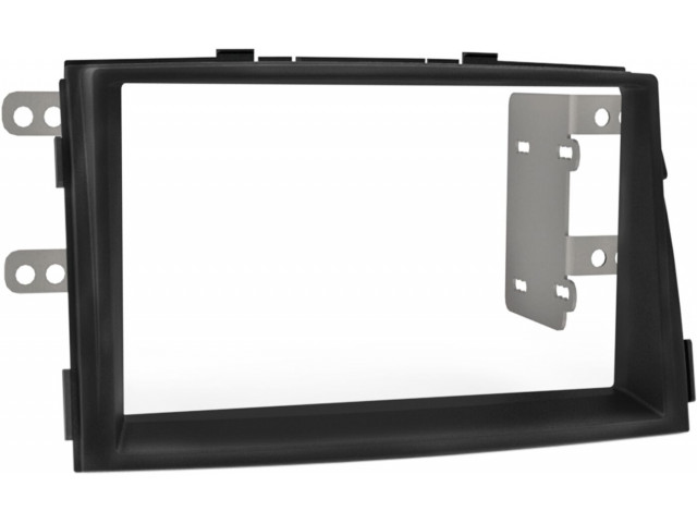 2-DIN Paneel Kia Sorento II | 2009-2012 | Kleur: zwart