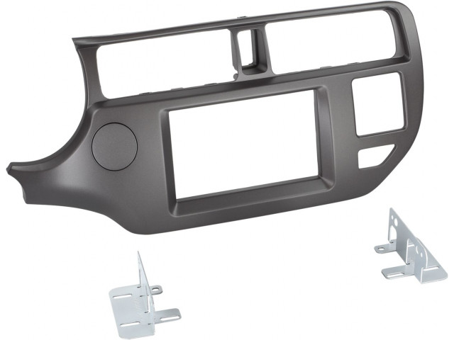 2-DIN Paneel Kia Rio 2011-2015 Kleur: Antraciet 