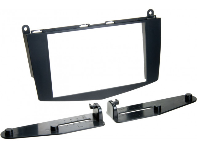 2-DIN Paneel Mercedes Benz C-Klasse W204 2007-2011 Kleur: Zwart 