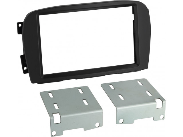 2-DIN Paneel Mercedes Benz SL-Klasse R230 2001-2005 - Kleur: Zwart 