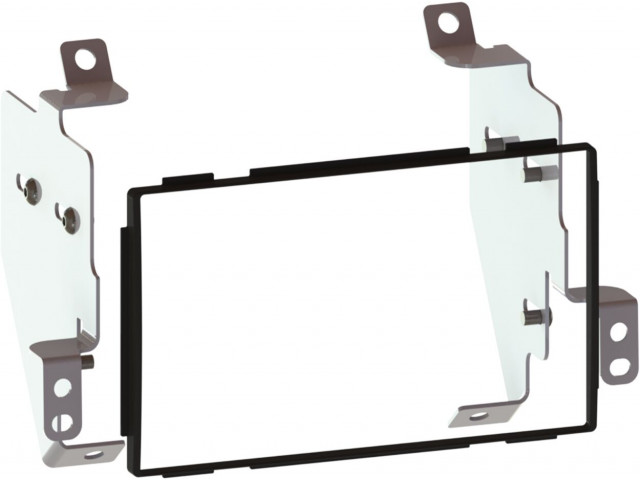 2-DIN Paneel Nissan Note 2006-2013 - kleur: Zwart