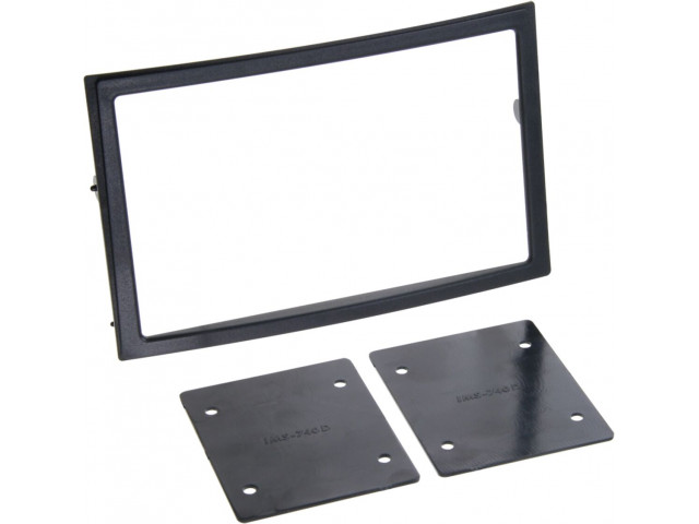 2-DIN Paneel Nissan 350Z 2002-2005 - Kleur: zwart