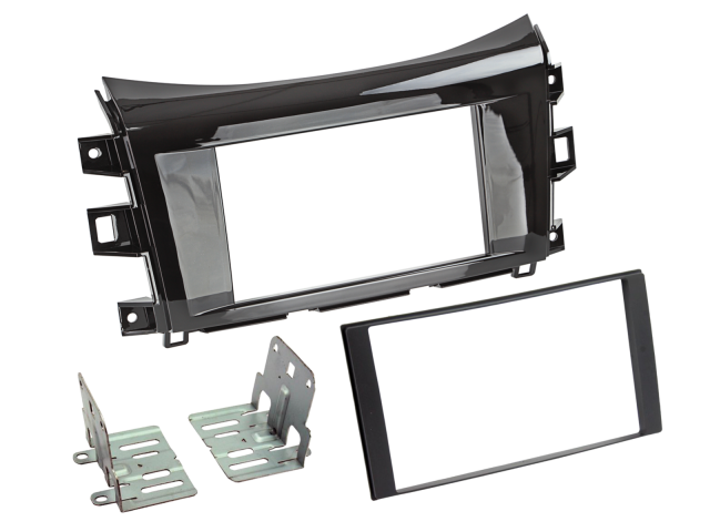 2-DIN Paneel Nissan Navara (NP300) 2016-2019 Kleur: Piano Zwart 2-DIN Paneel Nissan Navara (NP300) 2016-2019 Kleur: Piano Zwart