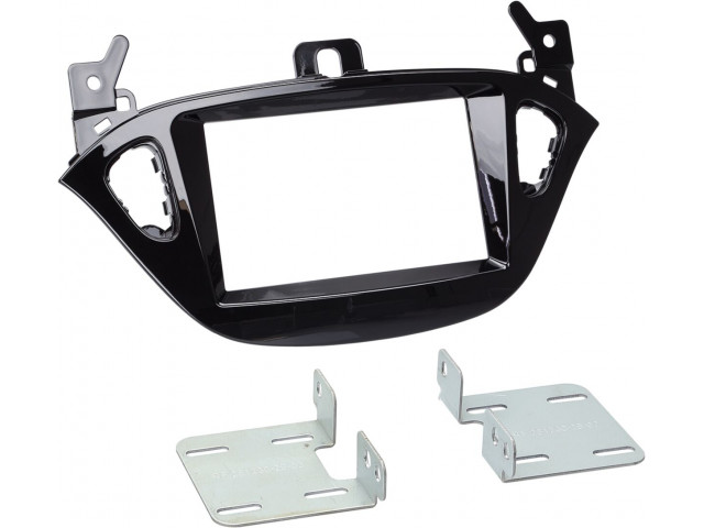 2-DIN Paneel Opel Adam/ Corsa E Kleur: Piano Zwart 