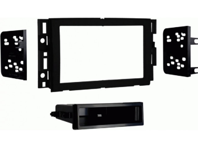 2-DIN Paneel GMC/Suzuki/Chevrolet/Hummer->  Kleur: Zwart (METRA)