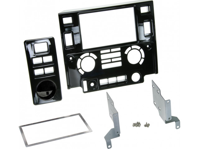 2-DIN Paneel Land Rover Defender 2007- Piano Black