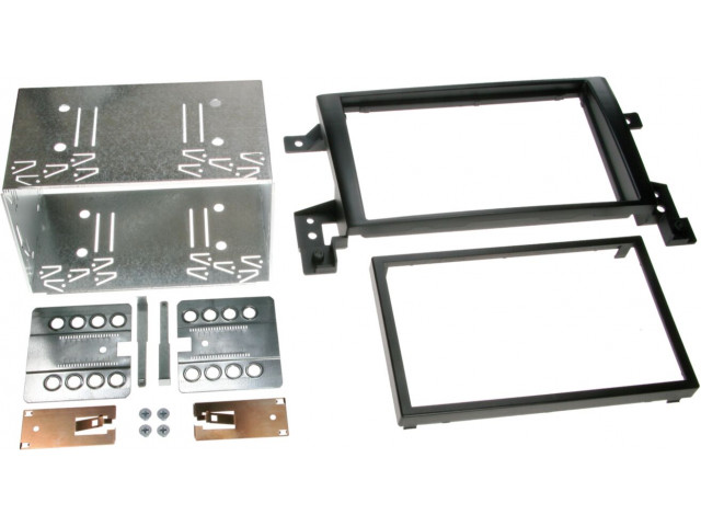 2-DIN Paneel Suzuki Grand Vitara 2005-2015 Kleur: Zwart