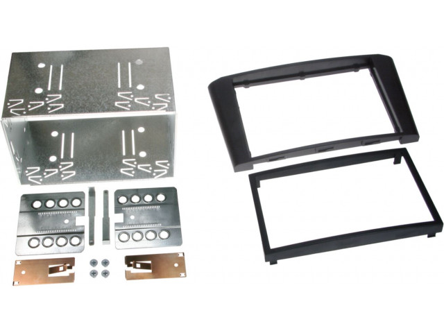 2-DIN Paneel Toyota Avensis 2003-2009 Kleur: Zwart