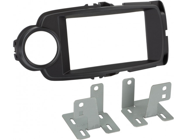 2-DIN Paneel Toyota Yaris 2014- 2019 Kleur: Zwart