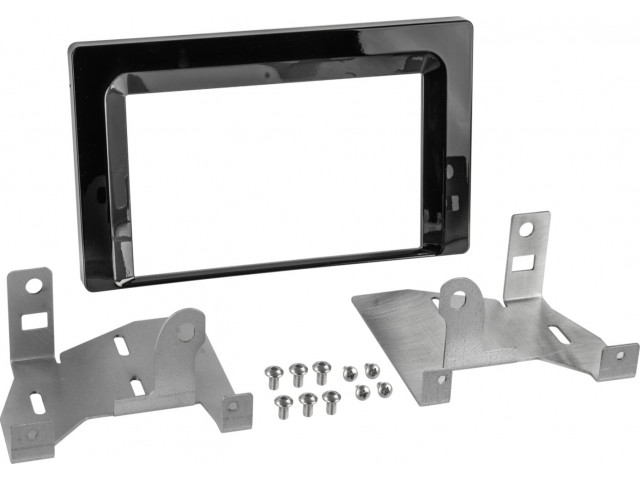 2-DIN Paneel Toyota Aygo X 2022-2024 - Kleur: Piano Zwart