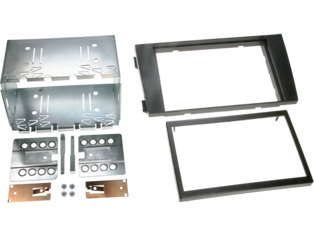 2-DIN Paneel Audi A6 1997-2004 - Kleur: Zwart