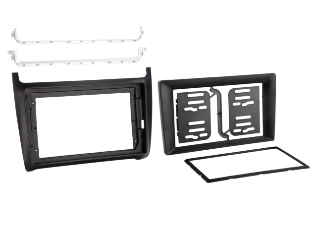 2-DIN frame VW Polo 2014-2017 Zwart