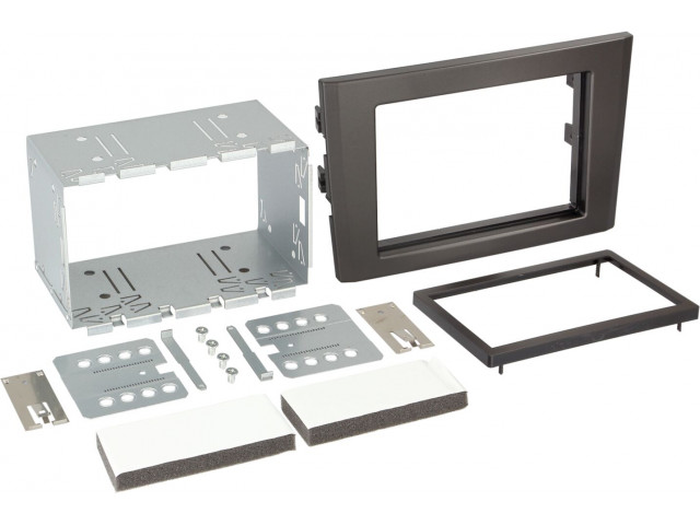 2-DIN Paneel Volvo XC90 2002-2014 - Kleur: Zwart 