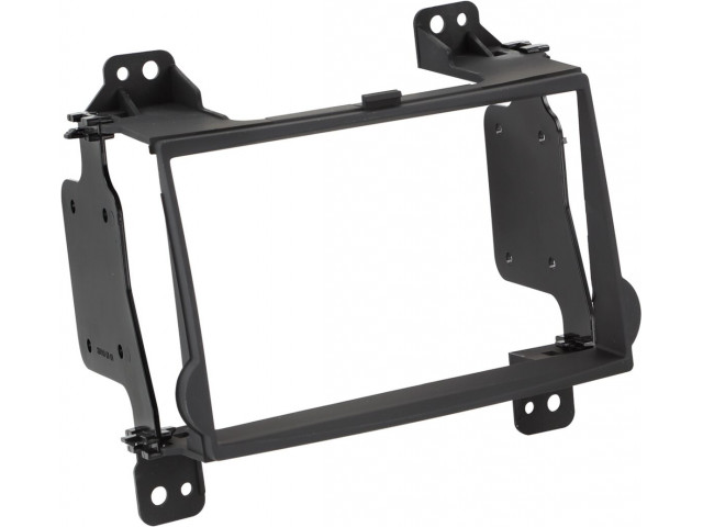 2-DIN Paneel Hyundai H1 2008-2015 Kleur: Rubbertouch Zwart 